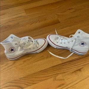 White Converse All Stars